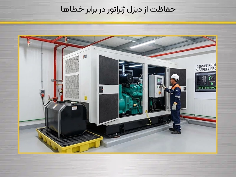 حفاظت از دیزل ژنراتور در برابر خطاها